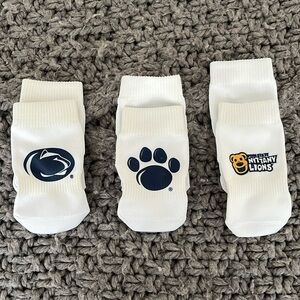 3 pairs of Penn State Socks